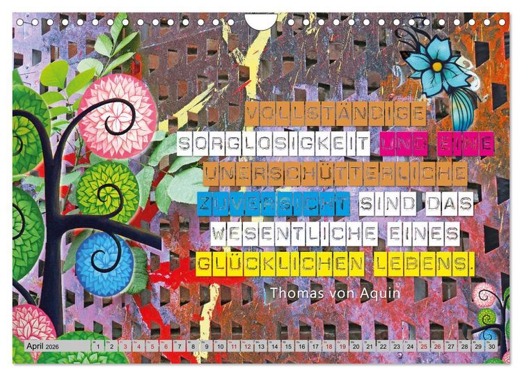 Produktbild: Optimisten leben l&auml;nger (Wandkalender 2026 DIN A4 quer), CALVENDO Monatskalender