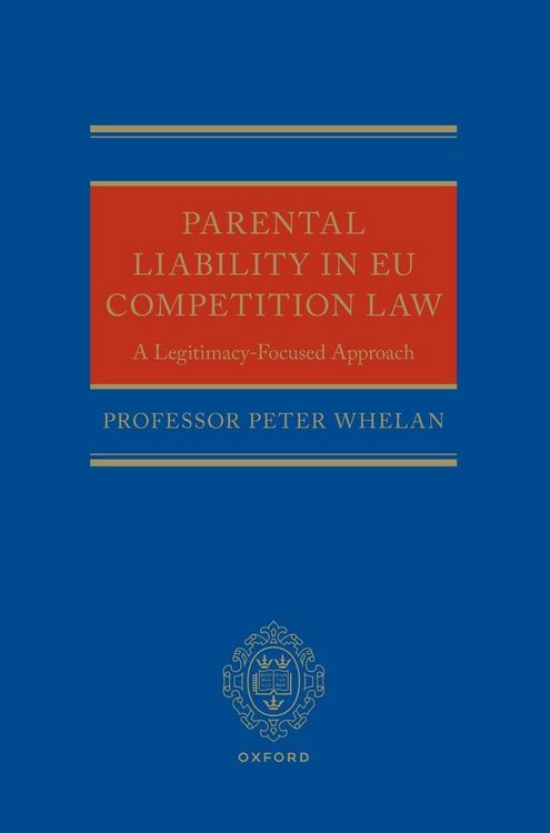 Produktbild: Parental Liability in EU Competition Law