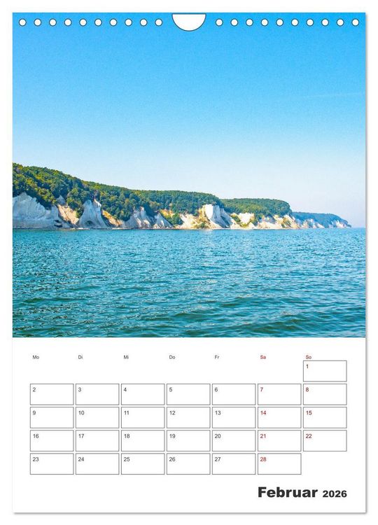Produktbild: R&uuml;gen - Terminplaner (Wandkalender 2026 DIN A4 hoch), CALVENDO Monatskalender