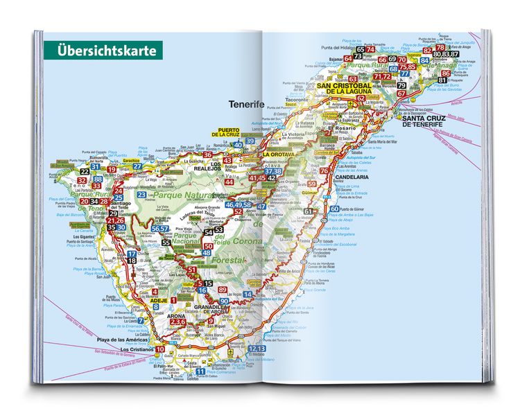 Produktbild: KOMPASS Wanderf&uuml;hrer Teneriffa, 90 Touren mit Extra-Tourenkarte