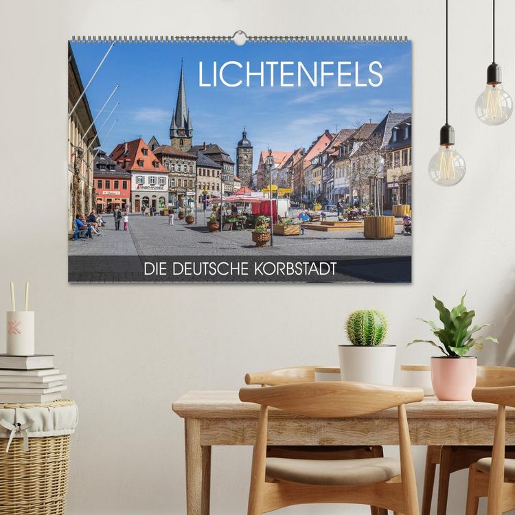 Produktbild: Lichtenfels - die Deutsche Korbstadt (Wandkalender 2026 DIN A2 quer), CALVENDO Monatskalender