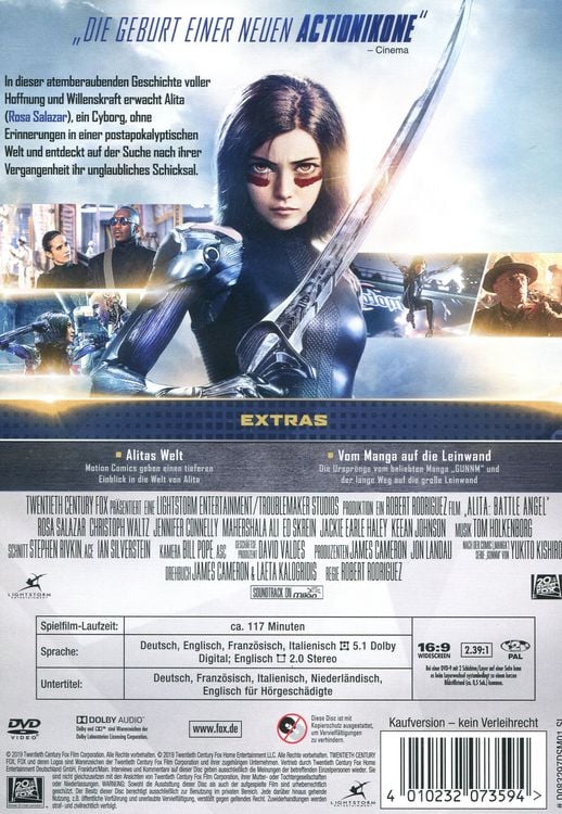 Produktbild: Alita - Battle Angel