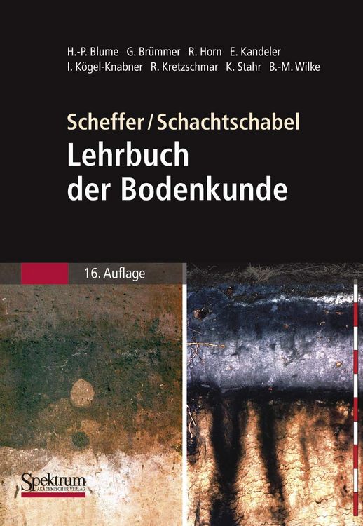 Produktbild: Scheffer/Schachtschabel: Lehrbuch der Bodenkunde