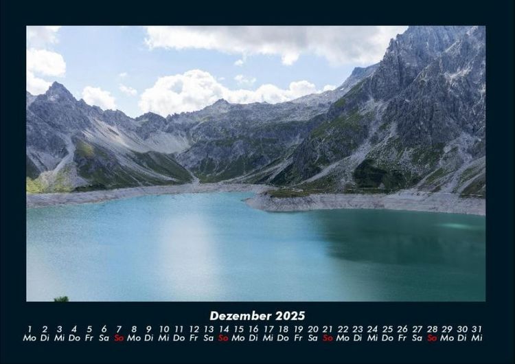 Produktbild: Bergige Welten 2025 Fotokalender DIN A4