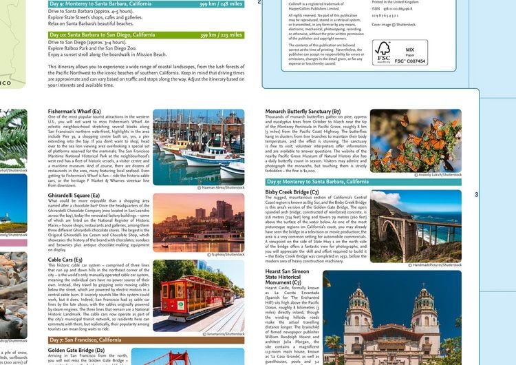 Produktbild: Pacific Coast Highway Touring Map