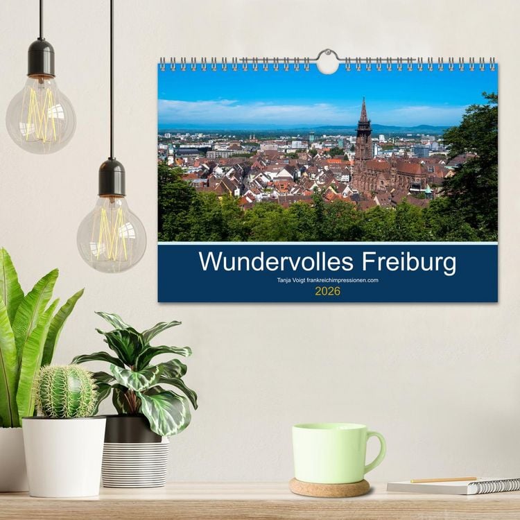 Produktbild: Wundervolles Freiburg (Wandkalender 2026 DIN A4 quer), CALVENDO Monatskalender