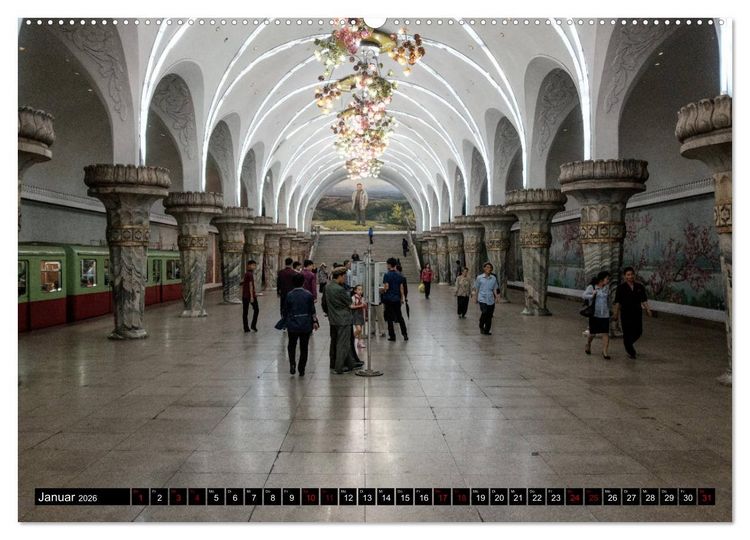 Produktbild: BILDER AUS NORDKOREA (Wandkalender 2026 DIN A2 quer), CALVENDO Monatskalender