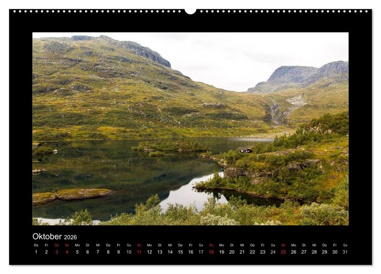 Produktbild: Traumhaftes Skandinavien (Wandkalender 2026 DIN A2 quer), CALVENDO Monatskalender