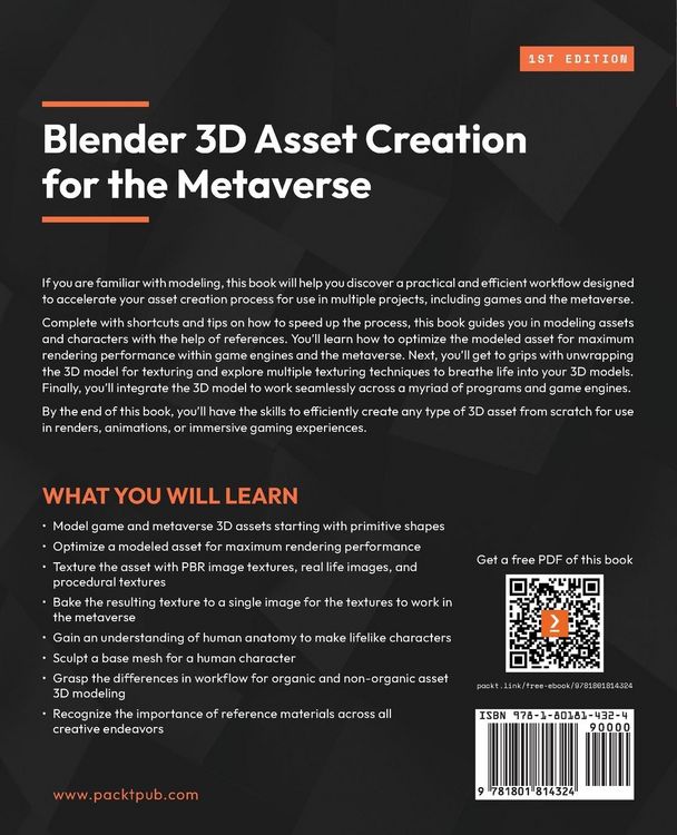 Produktbild: Blender 3D Asset Creation for the Metaverse