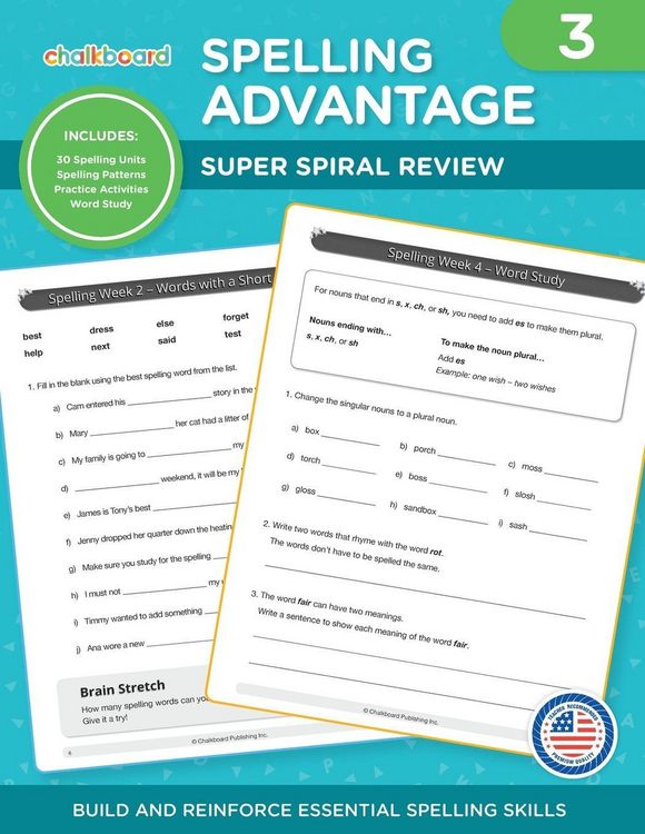 Produktbild: Spelling Advantage Grade 3