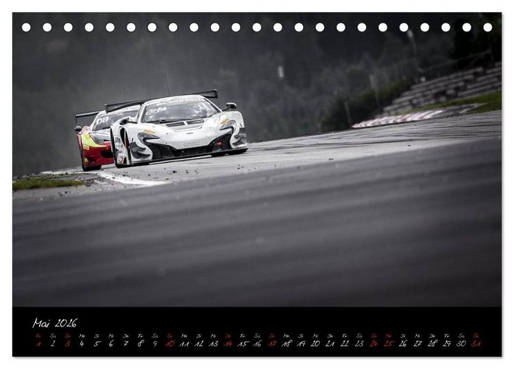 Produktbild: EMOTIONS ON THE GRID - Blancpain Endurance Series N&uuml;rburgring (Tischkalender 2026 DIN A5 quer), CALVENDO Monatskalender