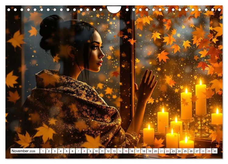 Produktbild: Lichtgefl&uuml;ster (Wandkalender 2026 DIN A4 quer), CALVENDO Monatskalender