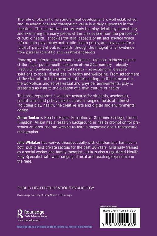 Produktbild: Play and playfulness for public health and wellbeing