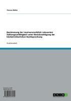 Produktbild: Bestimmung der insolvenzrechtlich relevanten Zahlungsunf&auml;higkeit unter Ber&uuml;cksichtigung der h&ouml;chstrichterlichen Rechtsprechung