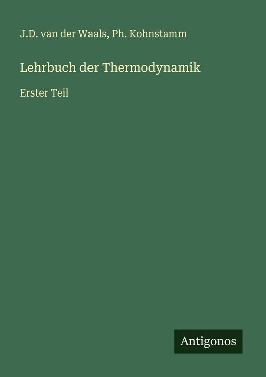 Produktbild: Lehrbuch der Thermodynamik