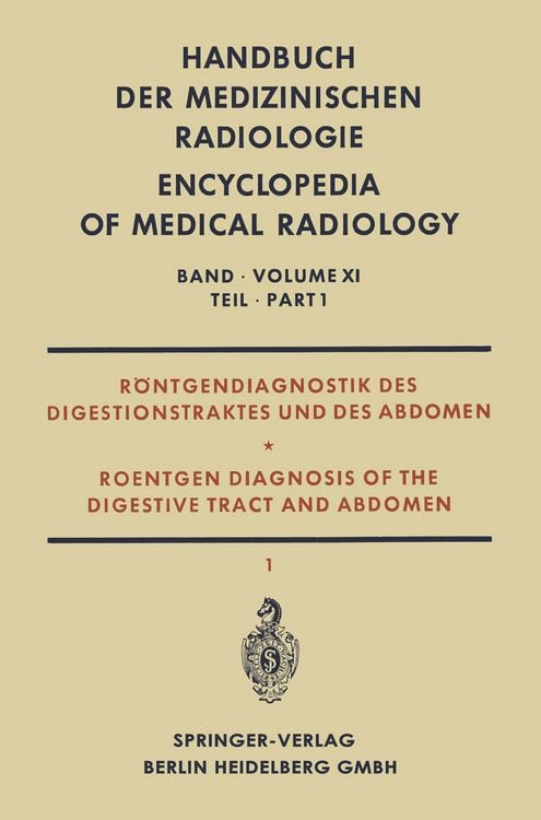 Produktbild: Handbuch der medizinischen Radiologie