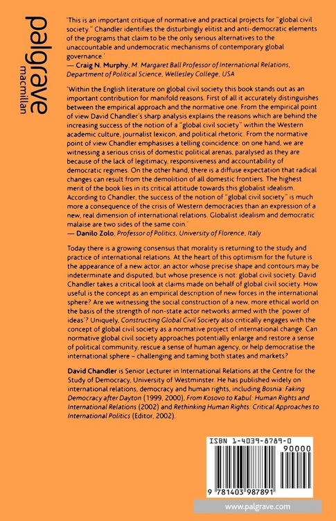 Produktbild: Constructing Global Civil Society