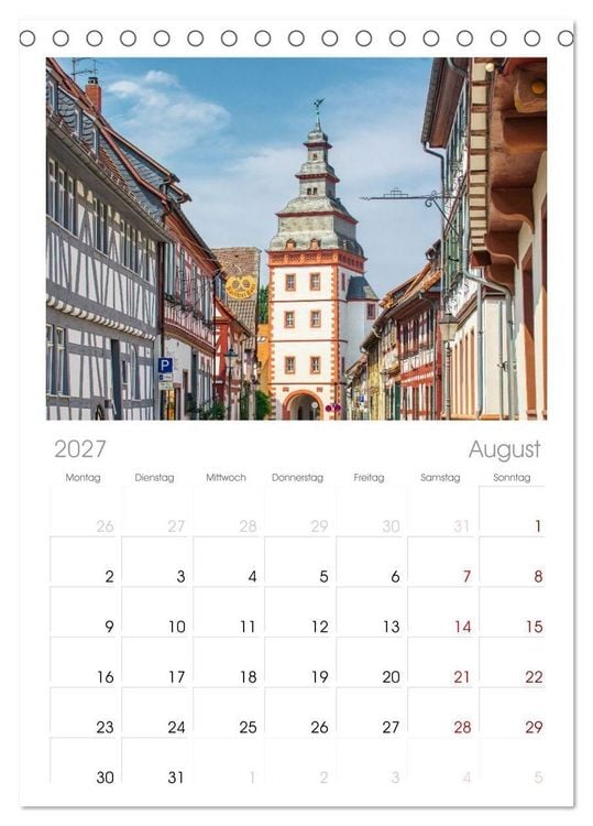 Produktbild: Tischplaner 2027 - Seligenstadt - Die Stadt mit Geschichte und Flair (A5 Tischkalender zum Aufstellen) CALVENDO