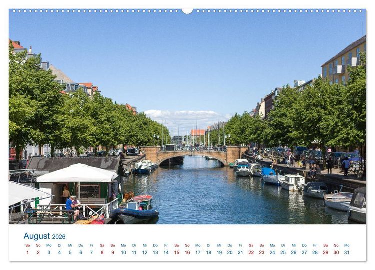 Produktbild: Sch&ouml;nes Kopenhagen (hochwertiger Premium Wandkalender 2026 DIN A2 quer), Kunstdruck in Hochglanz