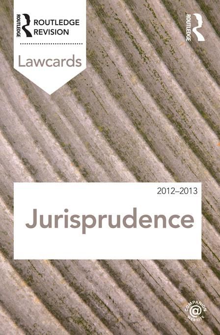 Produktbild: Jurisprudence Lawcards 2012-2013