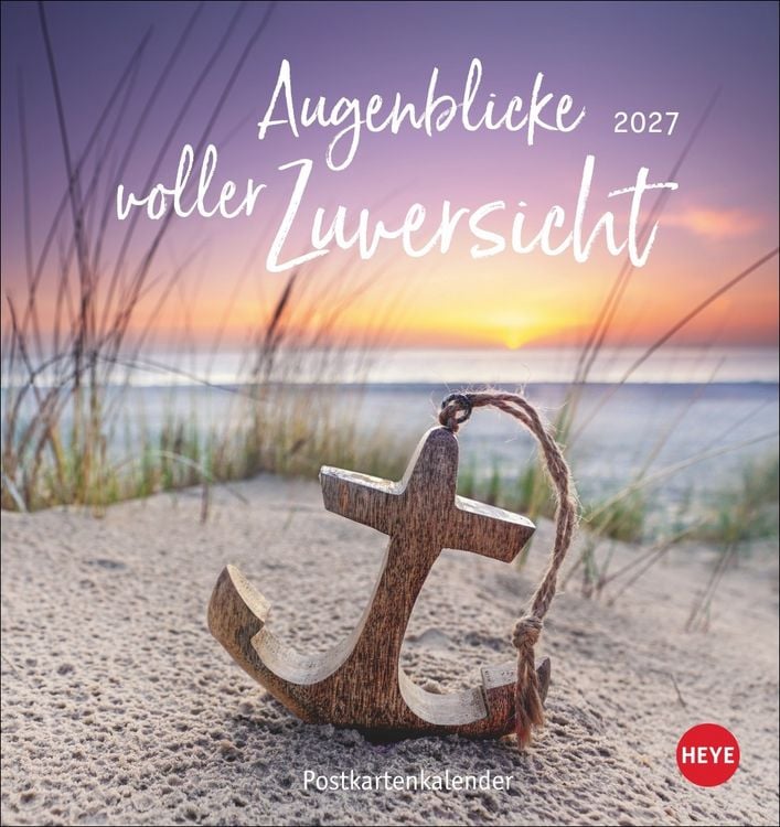 Produktbild: Augenblicke voller Zuversicht Postkartenkalender 2027