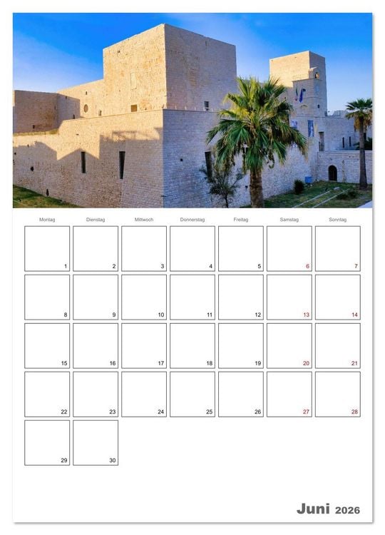 Produktbild: Faszinierendes Apulien (Wandkalender 2026 DIN A3 hoch), CALVENDO Monatskalender