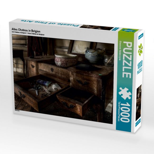 Produktbild: CALVENDO Puzzle Altes Chateau in Belgien | 1000 Teile Lege-Gr&ouml;&szlig;e 64x48cm Foto-Puzzle f&uuml;r gl&uuml;ckliche Stunden