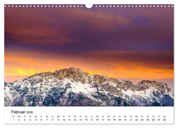 Produktbild: Berchtesgadener Berge im Licht (Wandkalender 2026 DIN A3 quer), CALVENDO Monatskalender