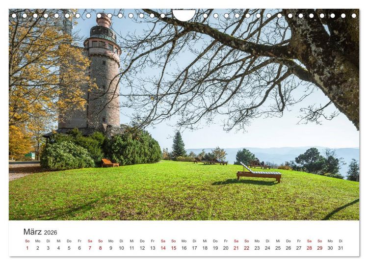 Produktbild: Baden-Baden, Kurstadt am Rande des Schwarzwaldes (Wandkalender 2026 DIN A4 quer), CALVENDO Monatskalender