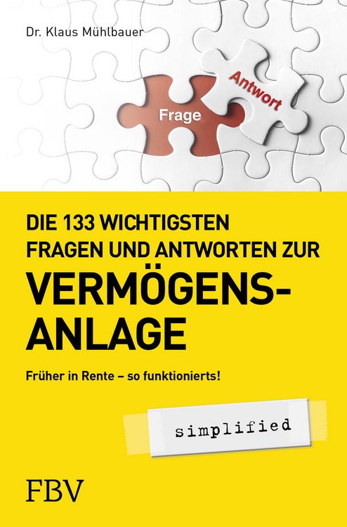 Produktbild: Die 133 wichtigsten Fragen und Antworten zur Verm&ouml;gensanlage simplified