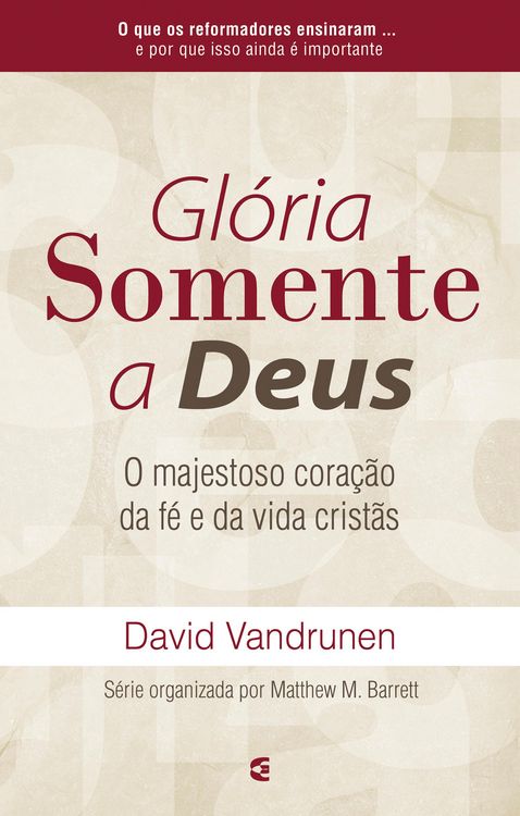 Produktbild: Gl&oacute;ria somente a Deus