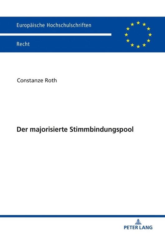 Produktbild: Der majorisierte Stimmbindungspool