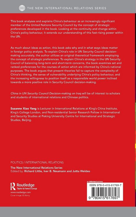 Produktbild: China in UN Security Council Decision-Making on Iraq