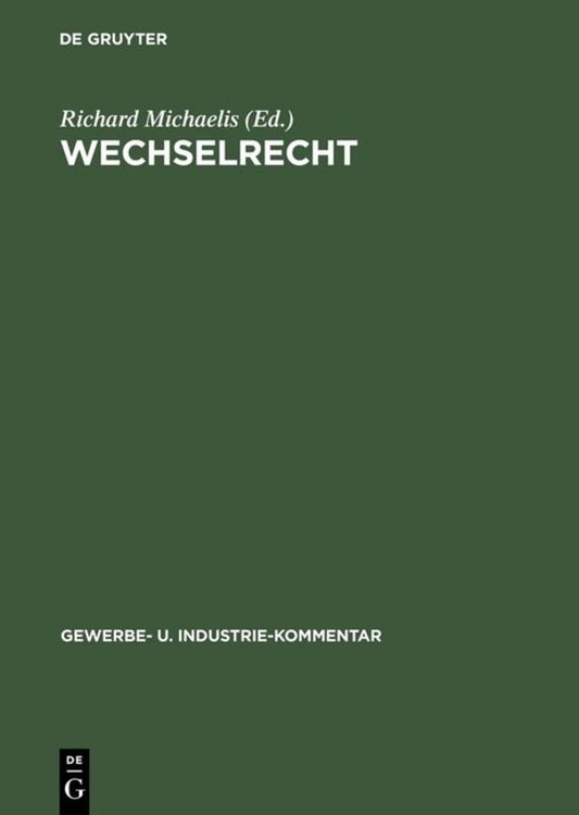 Produktbild: Wechselrecht