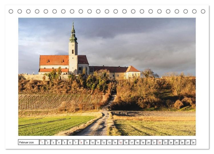 Produktbild: Das Weinviertel - Im Norden von Wien (Tischkalender 2026 DIN A5 quer), CALVENDO Monatskalender