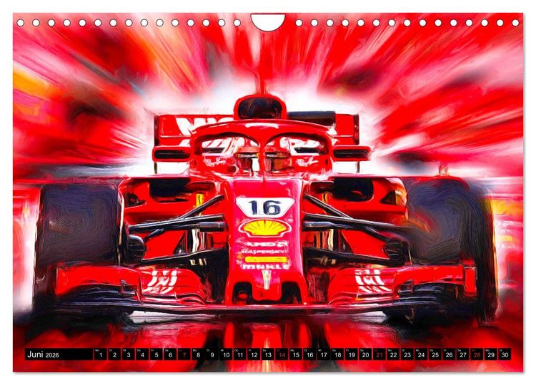 Produktbild: Kimi, Nico, Max and more (Wandkalender 2026 DIN A4 quer), CALVENDO Monatskalender
