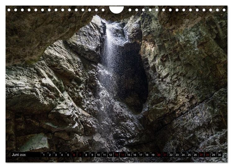 Produktbild: Breitachklamm im Wandel der Jahreszeiten (Wandkalender 2026 DIN A4 quer), CALVENDO Monatskalender