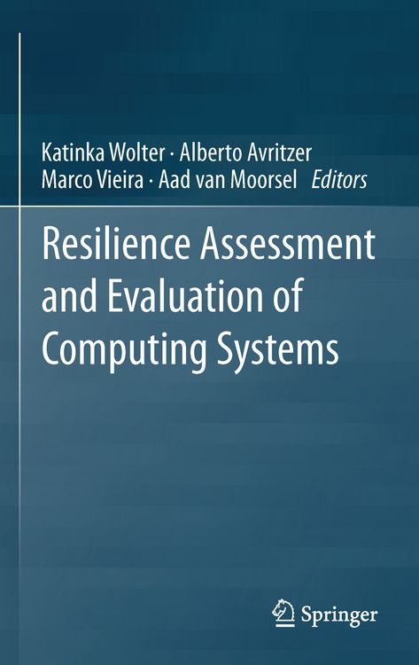 Produktbild: Resilience Assessment and Evaluation of Computing Systems