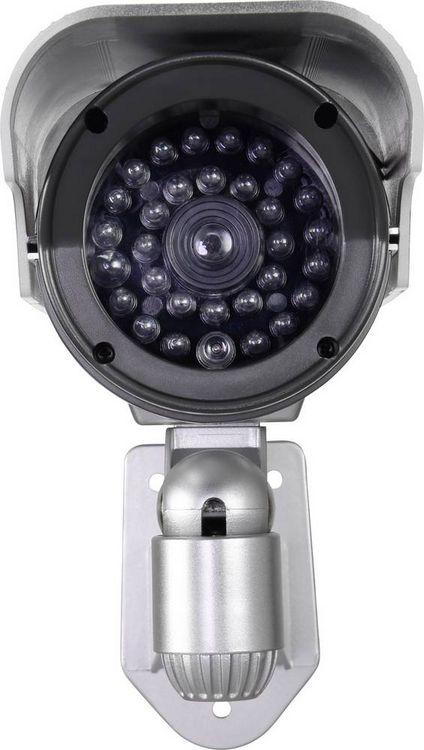 Produktbild: Sygonix SY-3420674 Kamera-Attrappe mit Solarmodul, mit blinkender LED