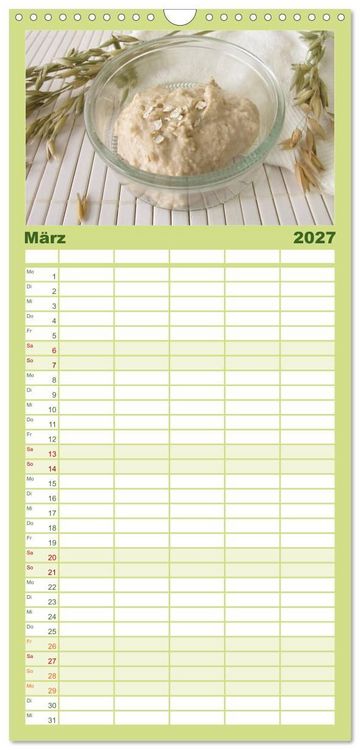 Produktbild: Familienplaner 2027 - Mit Pflanzenkraft nat&uuml;rlich heilen mit 5 Spalten (Wandkalender, 21 x 45 cm) CALVENDO