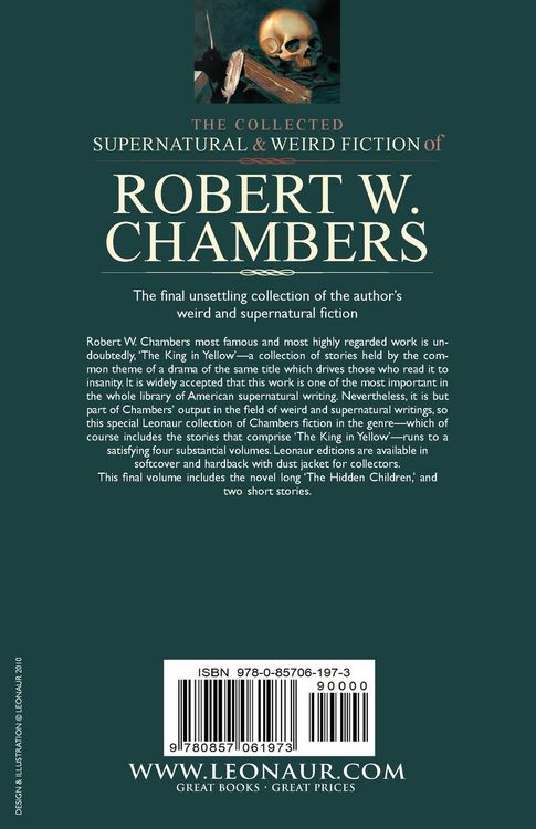 Produktbild: The Collected Supernatural and Weird Fiction of Robert W. Chambers