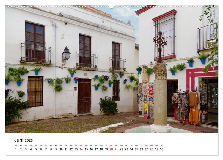Produktbild: C&oacute;rdoba -Temperamentvolles Andalusien (Wandkalender 2026 DIN A2 quer), CALVENDO Monatskalender