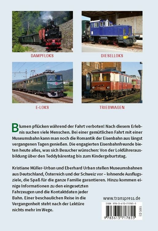 Produktbild: Unterwegs mit Museumsbahnen