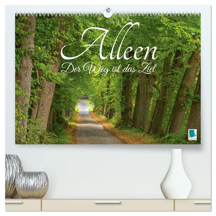 Produktbild: Alleen: Der Weg ist das Ziel (hochwertiger Premium Wandkalender 2026 DIN A2 quer), Kunstdruck in Hochglanz