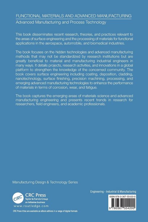 Produktbild: Advanced Manufacturing and Processing Technology