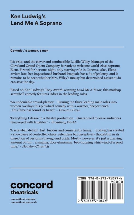 Produktbild: Ken Ludwig's Lend Me A Soprano