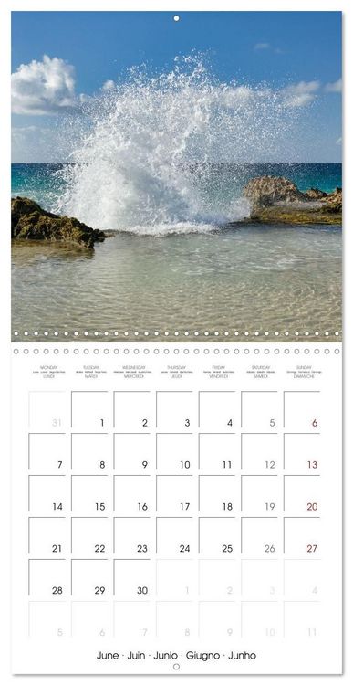 Produktbild: Guadeloupe - Une &icirc;le color&eacute;e des Cara&iuml;bes (Calendrier mural carr&eacute; 2027 30x30 cm) Calendrier double avec une page pour vos prises de notes