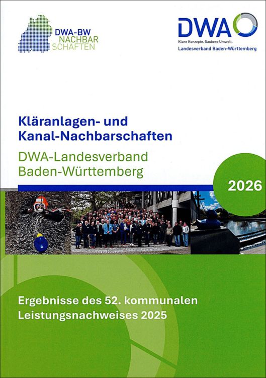 Produktbild: Kl&auml;ranlagen- und Kanal-Nachbarschaften - DWA-Landesverband Baden-W&uuml;rttemberg 2025