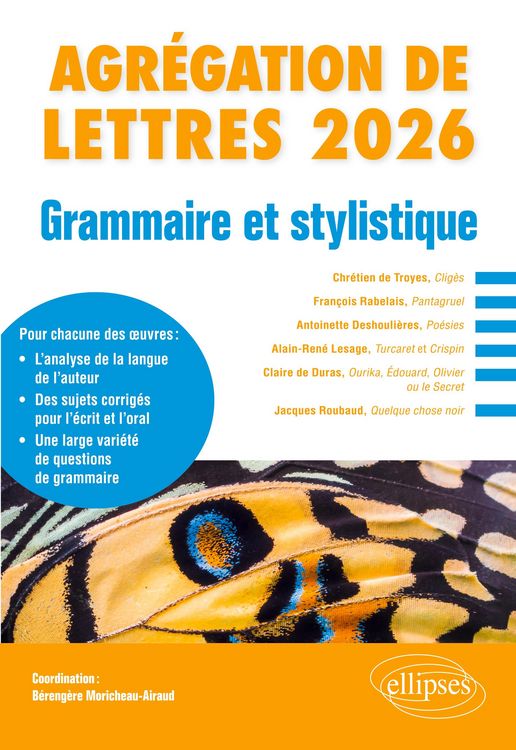 Produktbild: Grammaire et stylistique. Agr&eacute;gation de Lettres 2026
