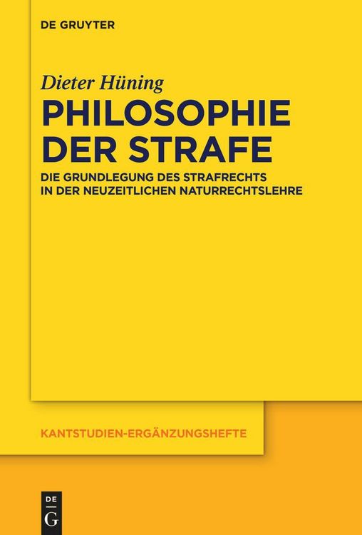 Produktbild: Philosophie der Strafe